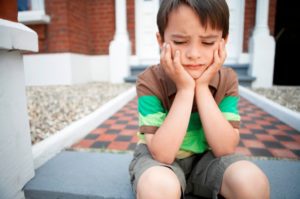 kids unhappy