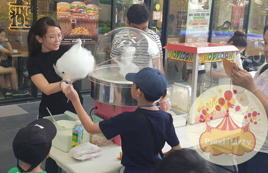 Popcorn and Candy Floss Rental Singapore