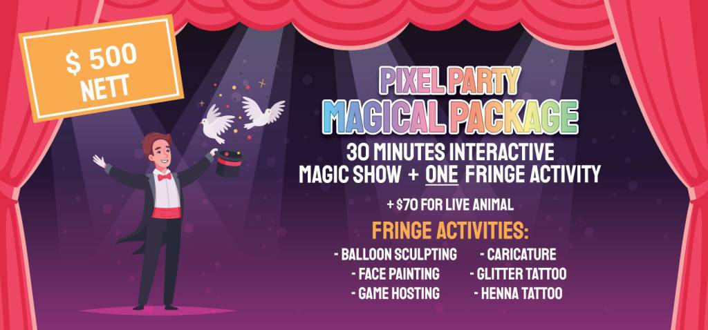 Magical Package Pixel Party Singapore