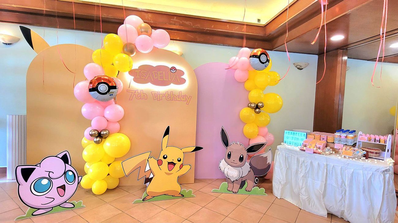 Pokemon Theme Birthday Party Decoration
