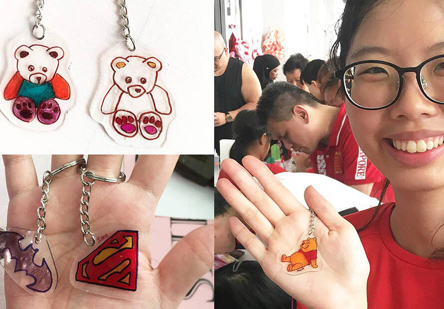 Shrinking keychain activity singapore