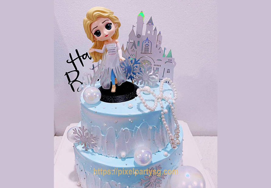 customized birthday cake pixel party singapore