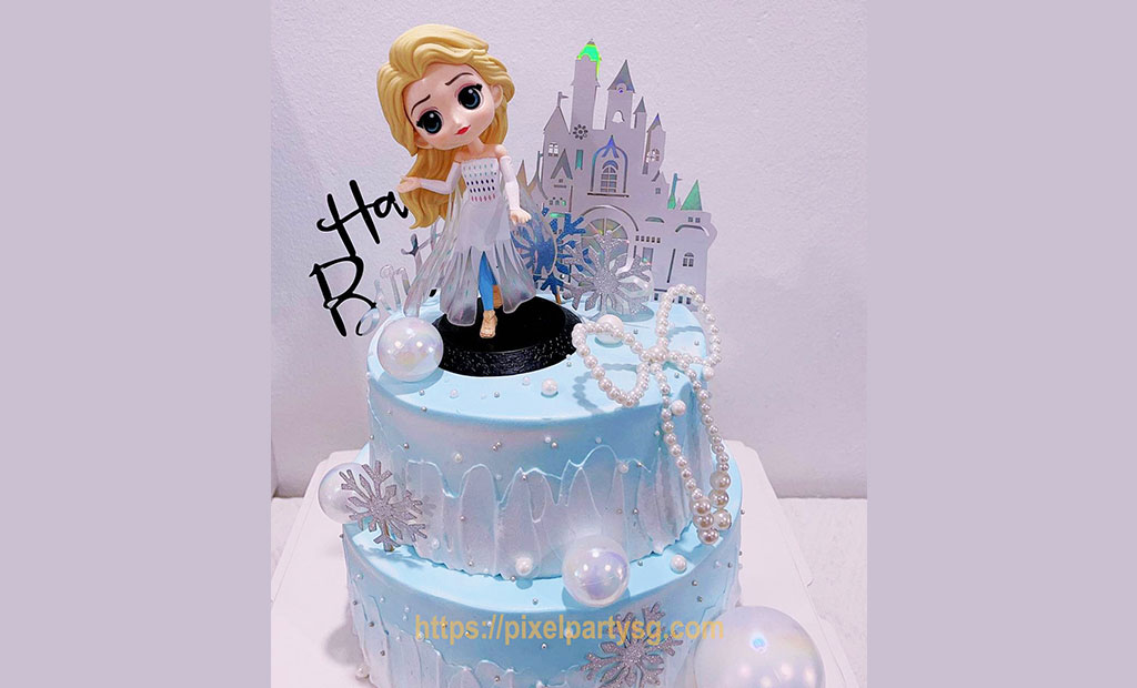 customized birthday cake pixel party singapore