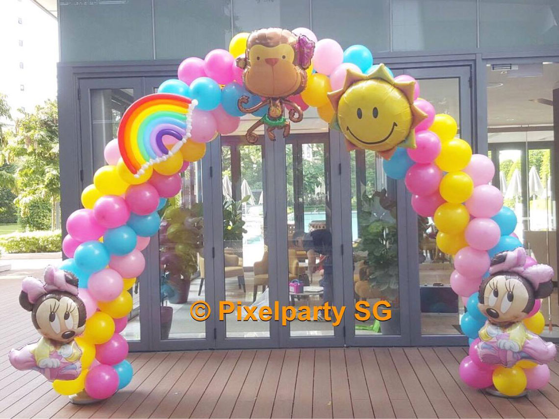 Entrance Balloon Arch Decoration Singapore