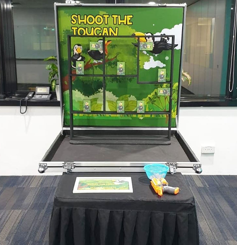 Shoot The Toucan Game Box Rental Singapore