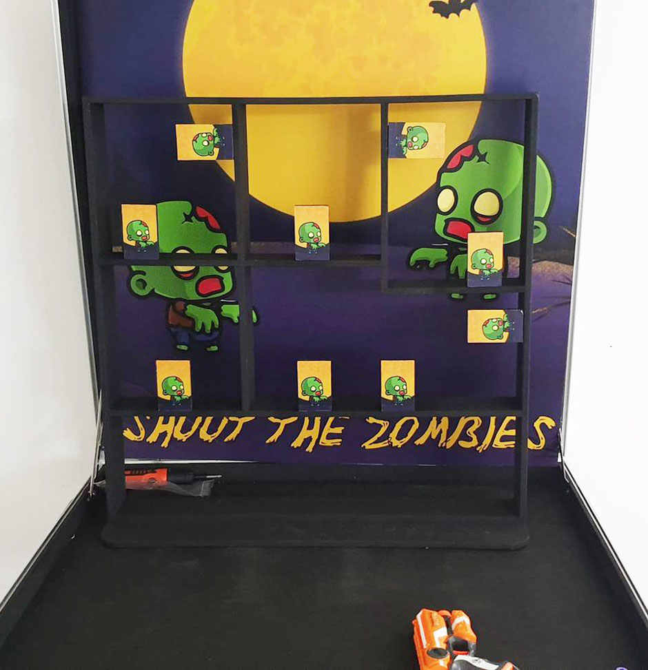 Shoot The Zombies Carnival Game Box Rental Singapore