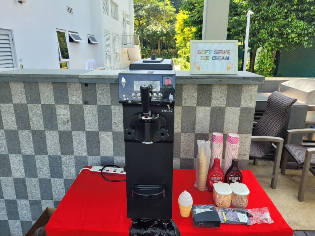 Soft serve ice cream rental singapore