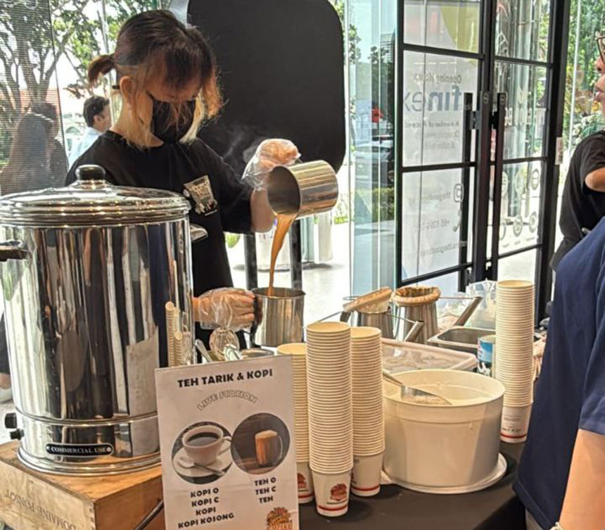 Teh Tarik Live Station Singapore