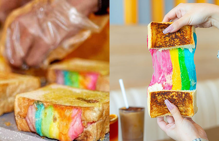 Rainbow Cheese Toast Live Station Rental Singapore