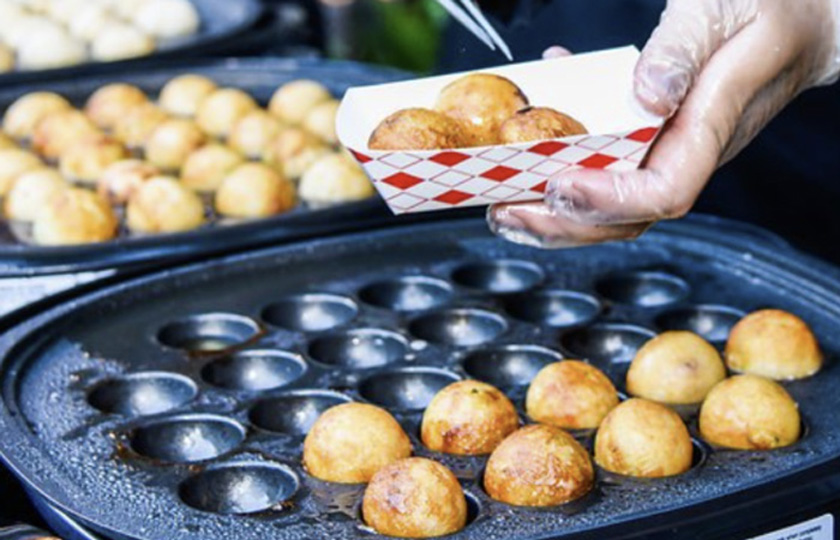 Fried Takoyaki Live Station Rental Singapore