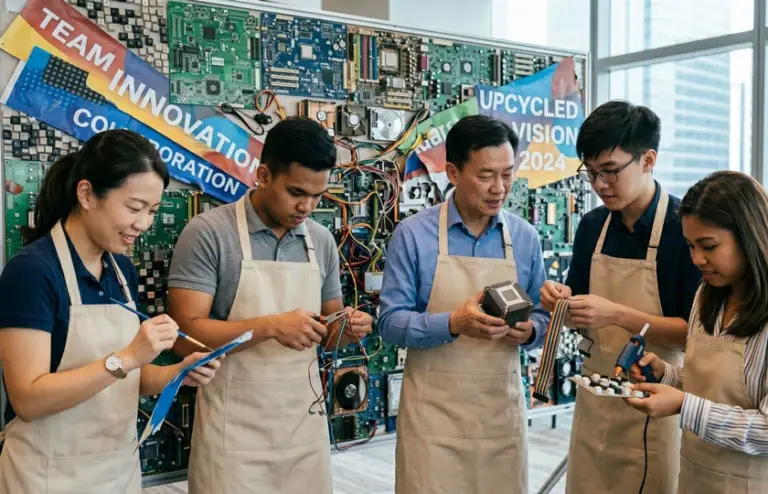 The Upcycled Corporate Art Workshop Singapore