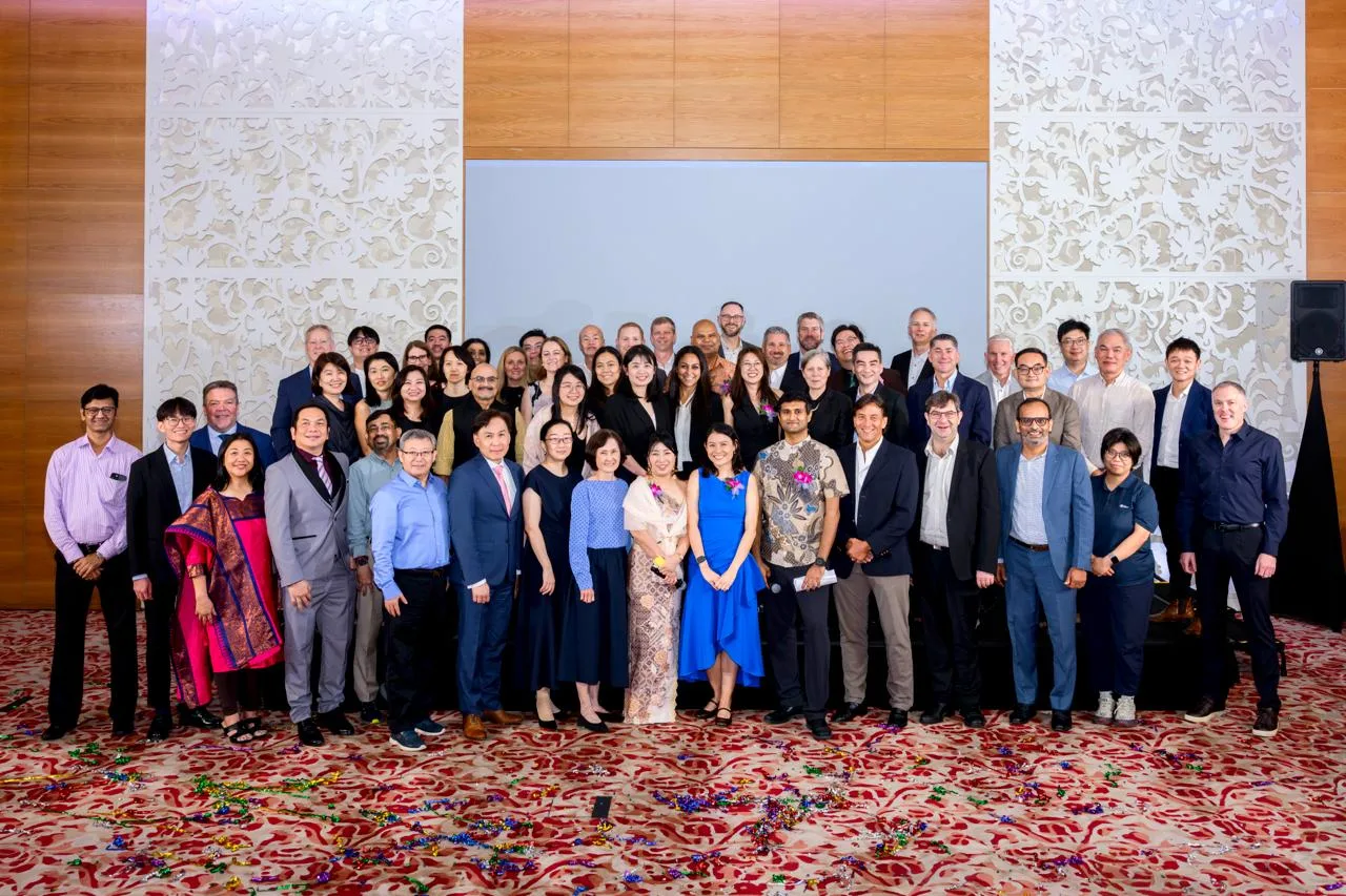 Pfizer External Supply Singapore team at their 20th corporate anniversary celebration