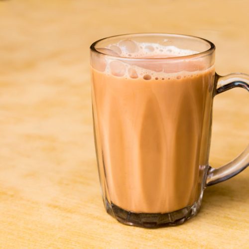38216361 - tea with milk or popularly known as teh tarik in malaysia