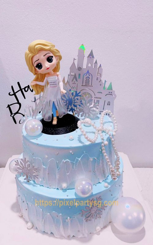 frozen-theme-birthday-cake