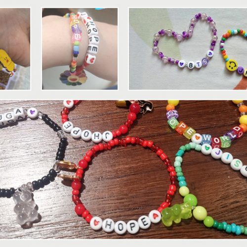 personalised bead bracelet