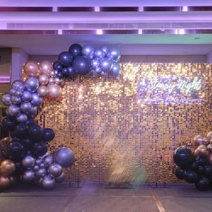 shimmer wall balloon decoration singapore